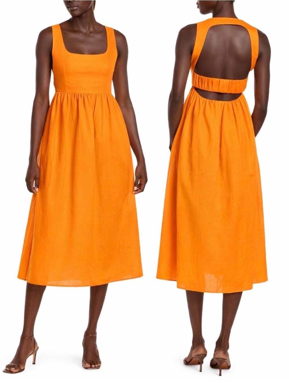 O.p.t. Backless Midi Dress